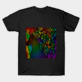 Dark Rainbow Unicorn T-Shirt